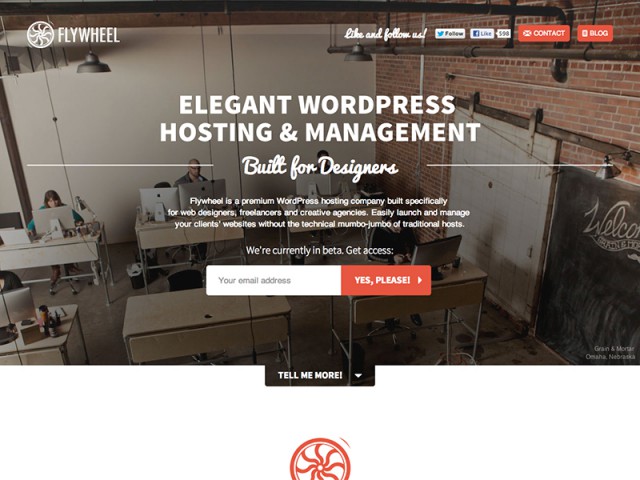Flywheel - Elegant WordPress hosting & management – Built for designers